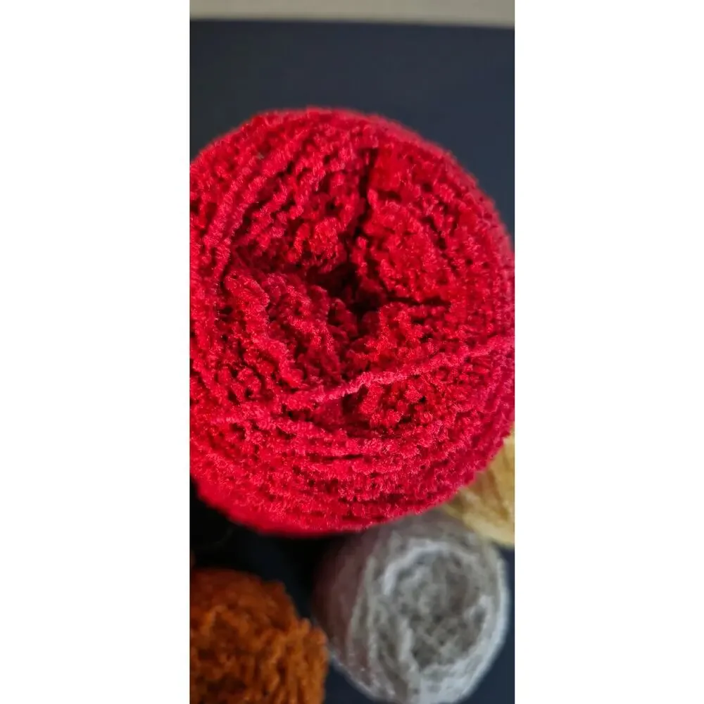 Acrylic yarn cakes Denim‎ & Co recycled sweater soft yarn crafting multicolored